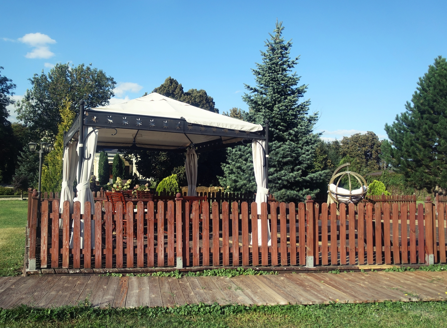 Płot sztachetowy 180/80 cm