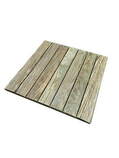 Podest drewniany ryflowany 50x50x2,4 cm