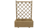 Kwietnik z kratką prosty 90x40x135(h) cm z agrowłókniną 