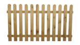 Płot sztachetowy gładki 180/100 cm 