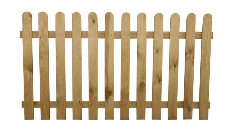 Płot sztachetowy gładki 180/120 cm 