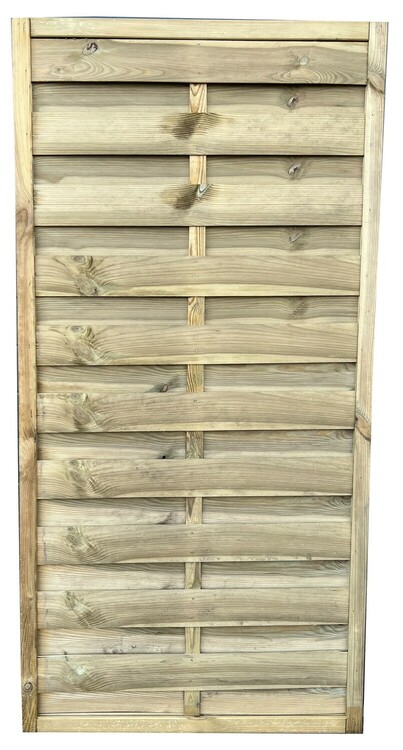 Płot lamelowy "PO" prosty 90x180 cm (eko)