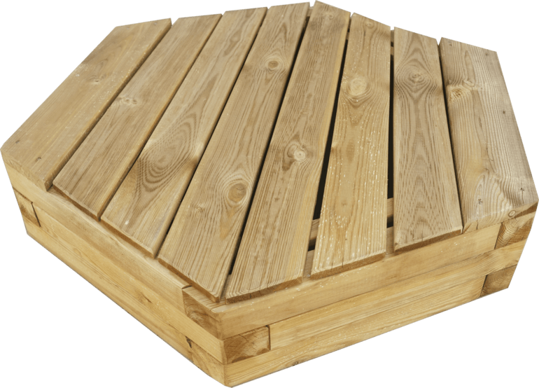 Piaskownica sześciokątna fi 120 cm