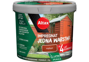 ALTAX Impregnat Jedna Warstwa Mahoń 4,5 L