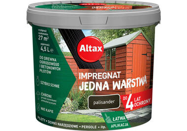 ALTAX Impregnat Jedna Warstwa Palisander 4,5 L