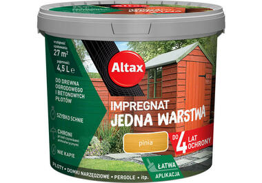 ALTAX Impregnat Jedna Warstwa Pinia 4,5 L